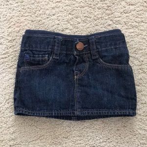 Baby gap girls jean skirt. 3-6 months.